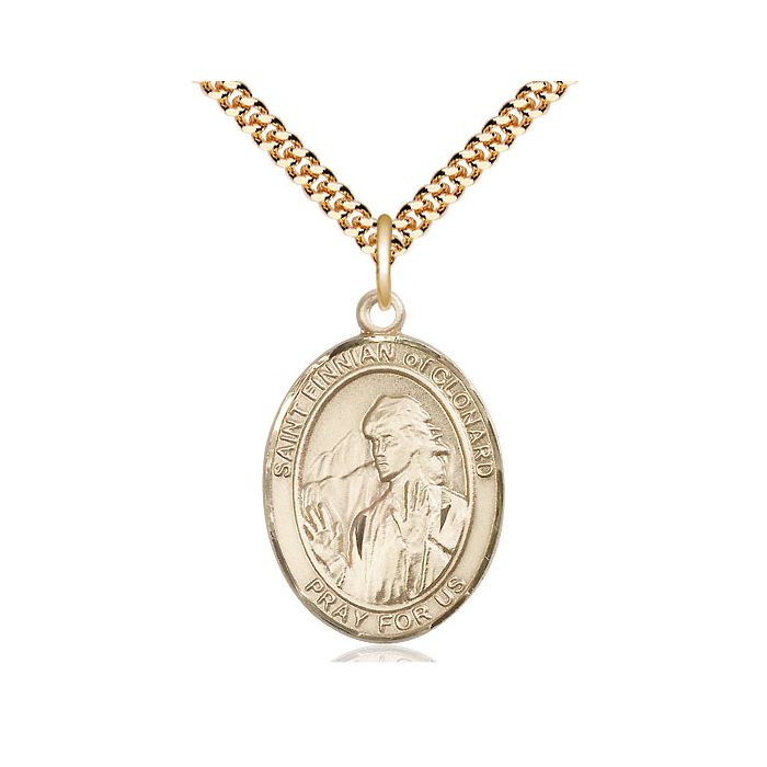 St. Finnian of Clonard Large Pendant