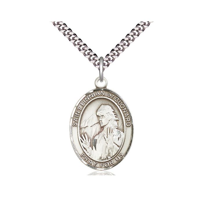 St. Finnian of Clonard Large Pendant