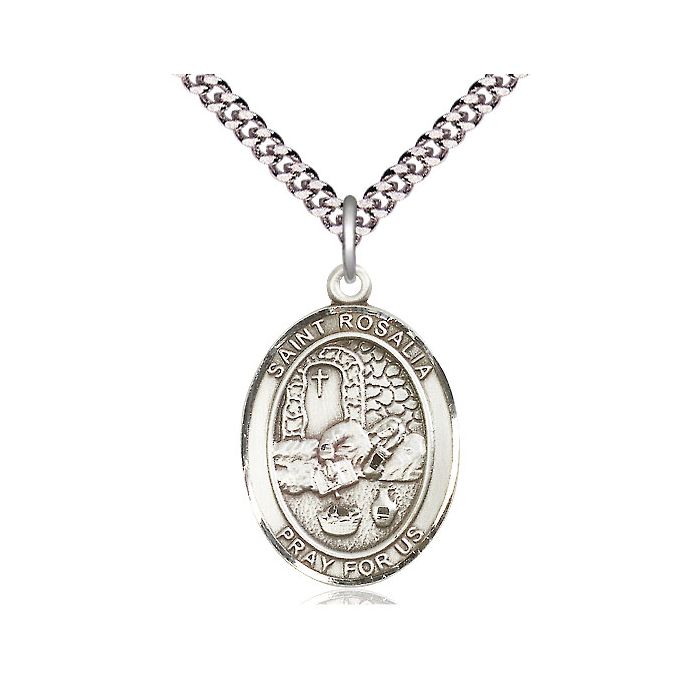 St. Rosalia Large Pendant