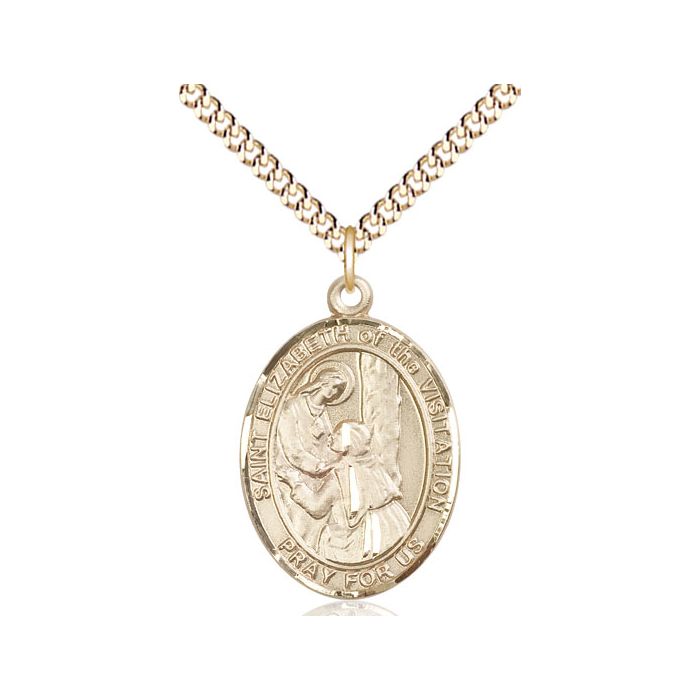 St. Elizabeth of the Visitation Large Pendant