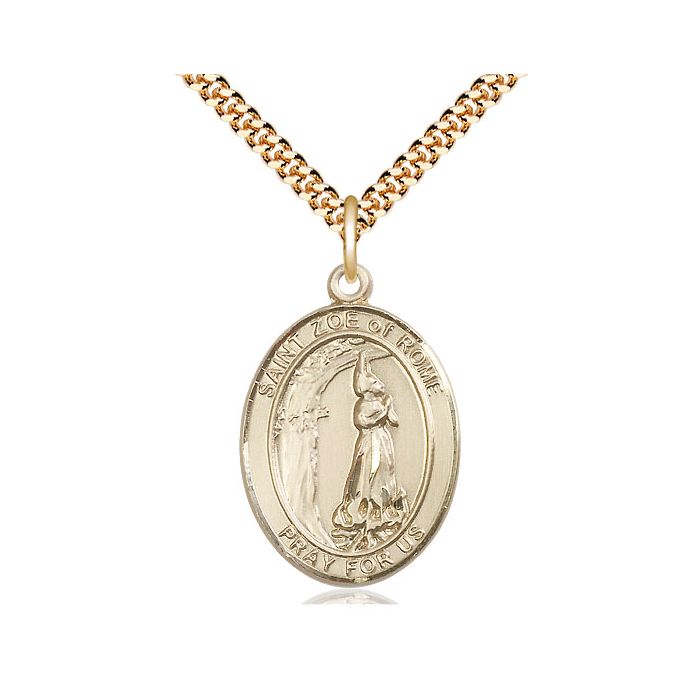 St. Zoe of Rome Large Pendant