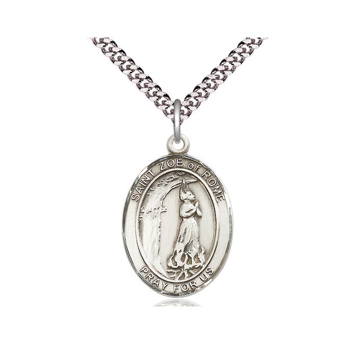 St. Zoe of Rome Large Pendant