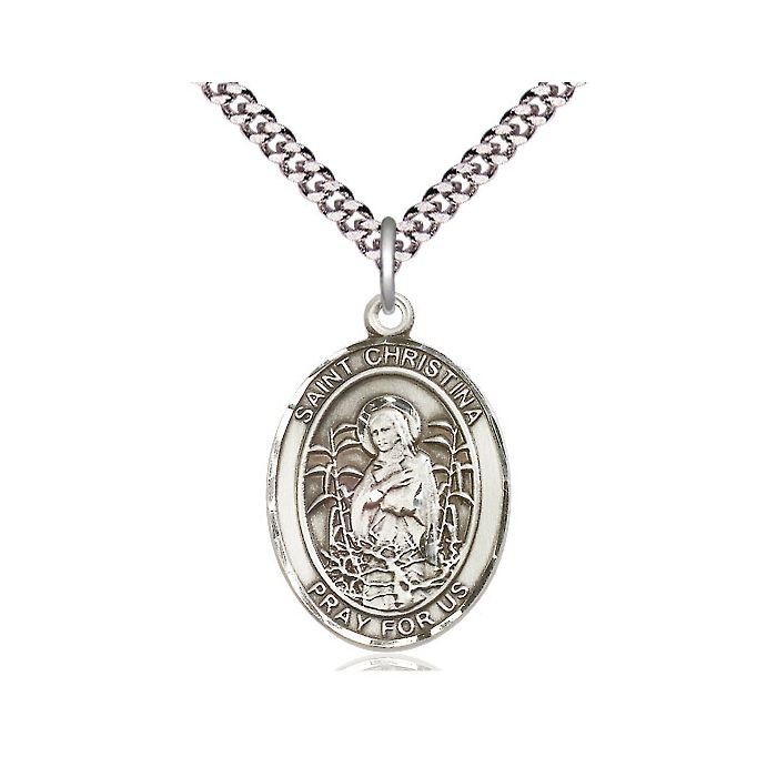 St. Christina the Astonishing Large Pendant