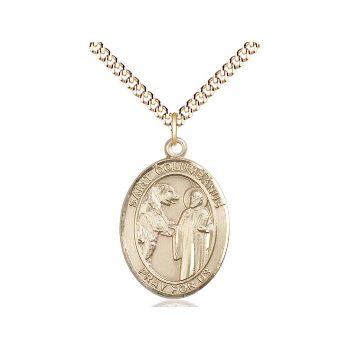 St. Columbanus Large Pendant