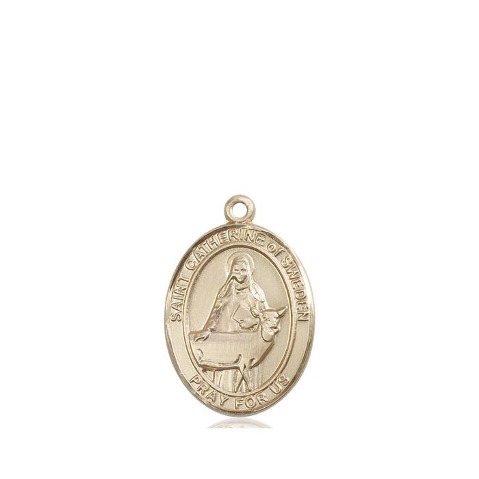 St. Catherine of Sweden Large Pendant