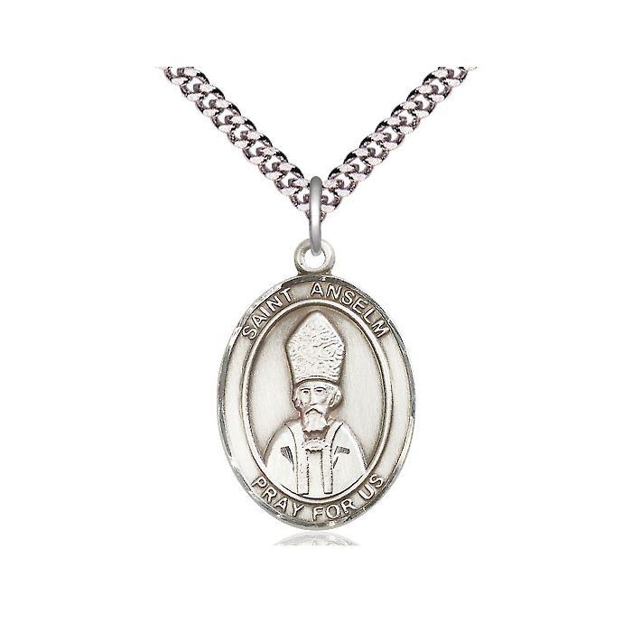 St. Anselm of Canterbury Large Pendant