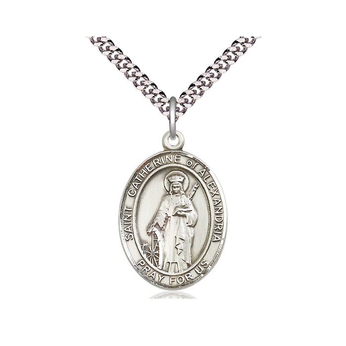 St. Catherine of Alexandria Large Pendant
