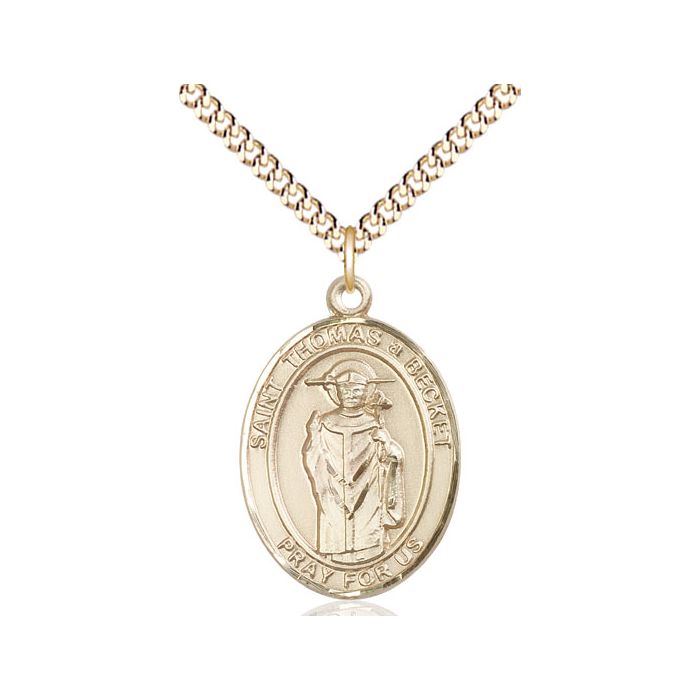 St. Thomas A Becket Large Pendant