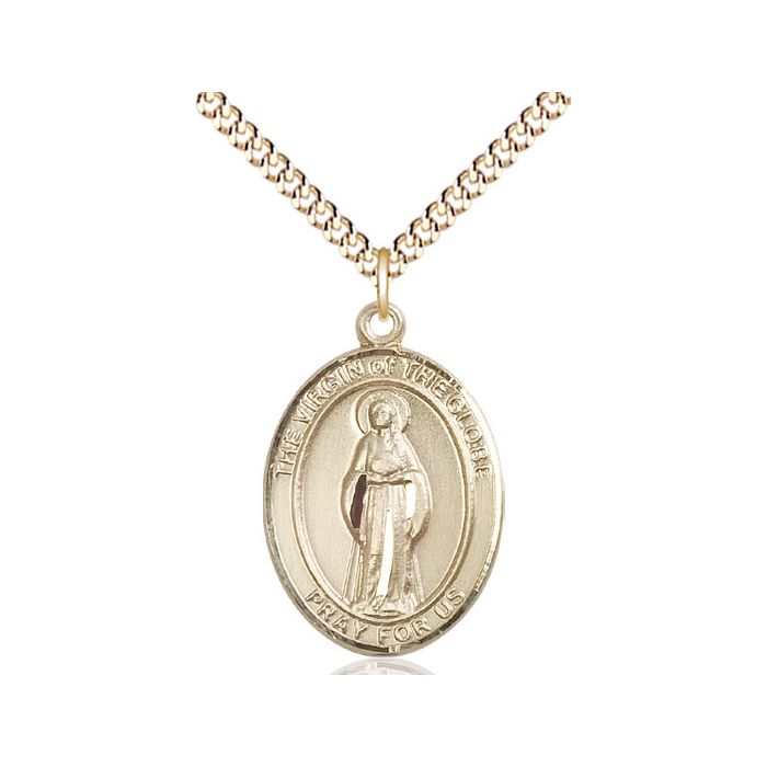 Virgin of the Globe Large Pendant