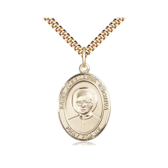 St. Josemaria Escriva Large Pendant