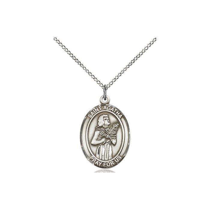 St. Agatha Medium Pendant