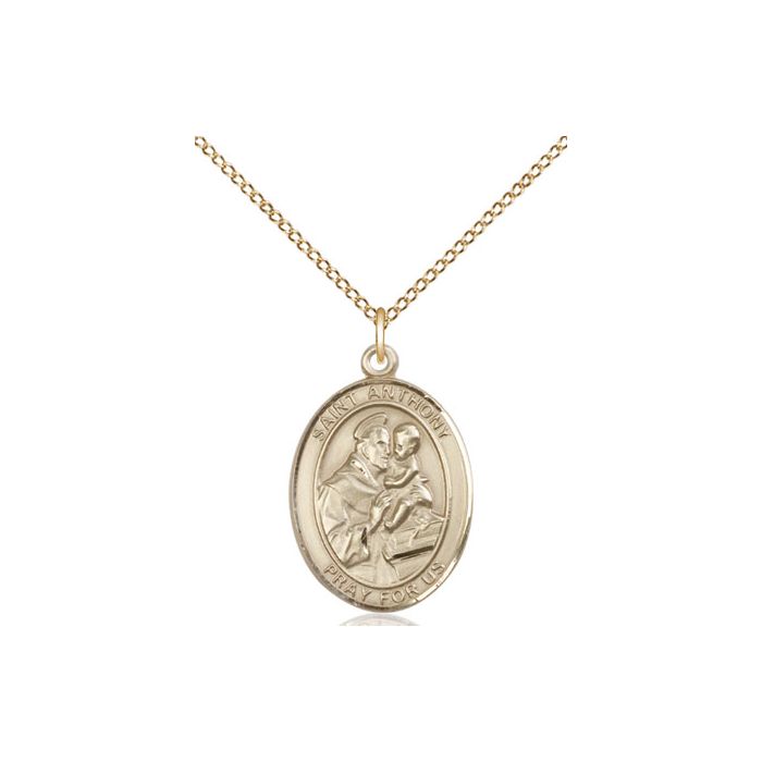 St. Anthony of Padua Medium Oval Pendant