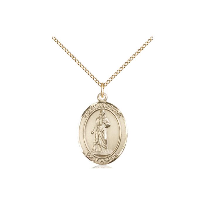 St. Barbara Medium Pendant