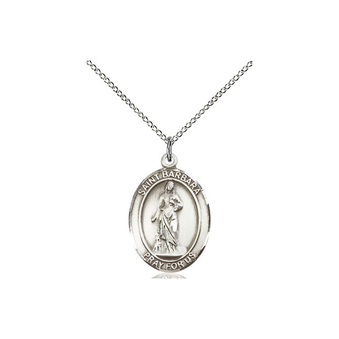 St. Barbara Medium Pendant