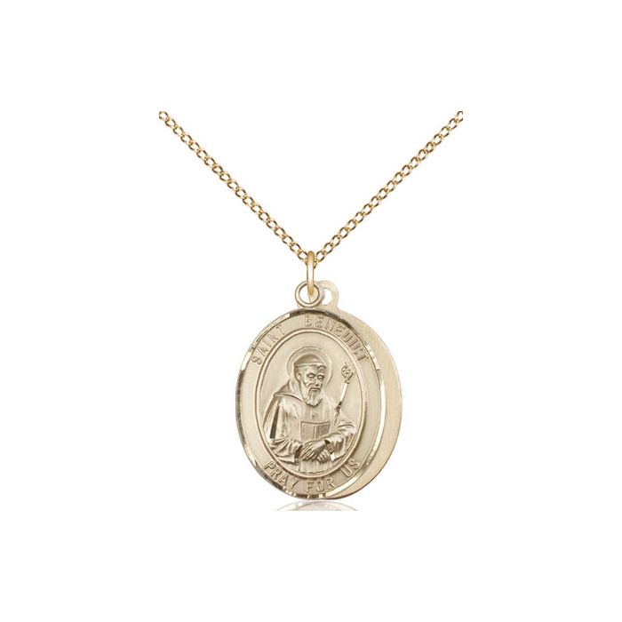 St. Benedict Medium Pendant