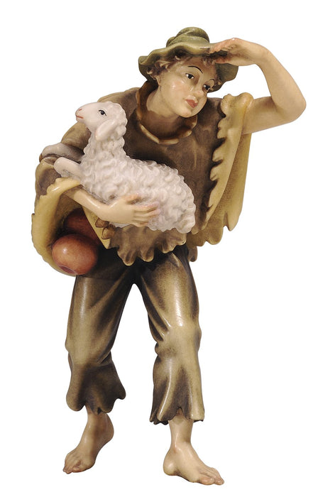 Kostner Boy With Sheep In His Arm