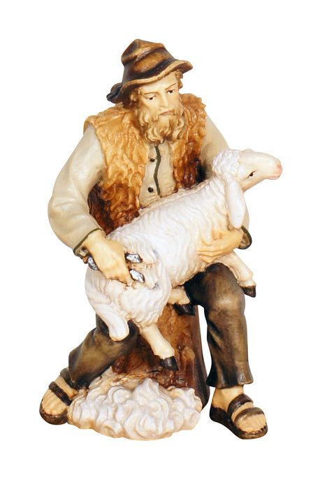 Pema Kostner Shepherd Sitting With Sheep