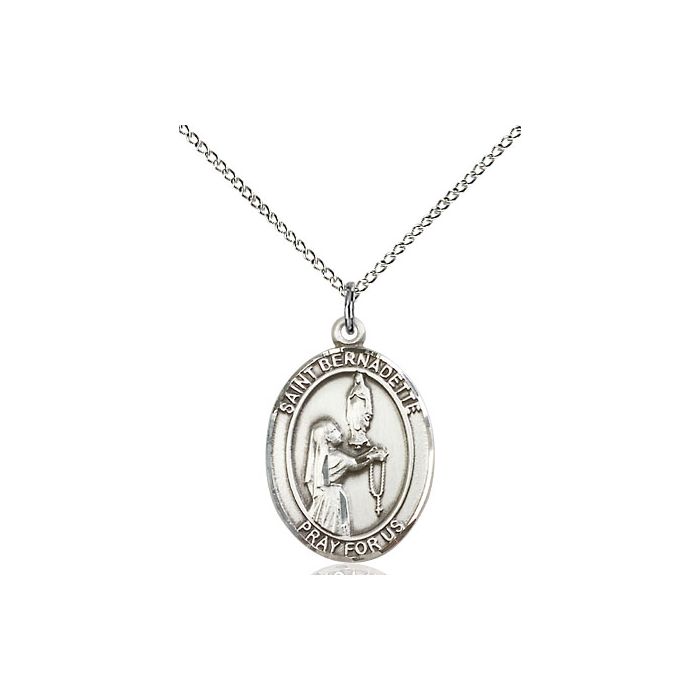 St. Bernadette Medium Pendant