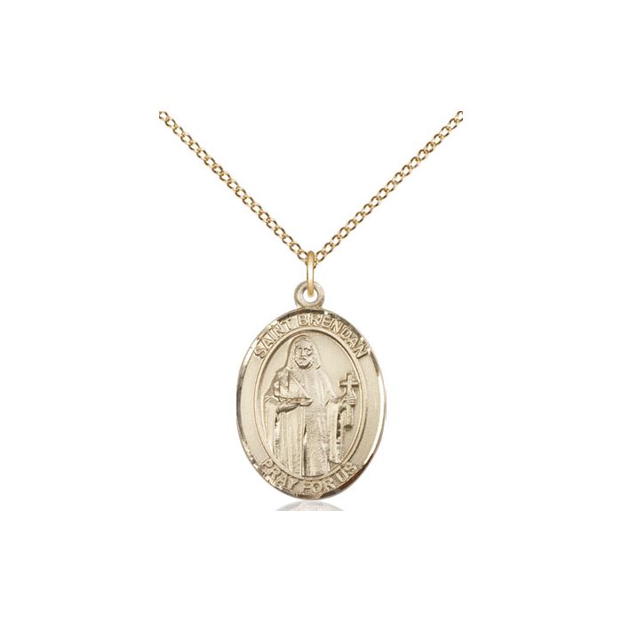 St. Brendan the Navigator Medium Pendant