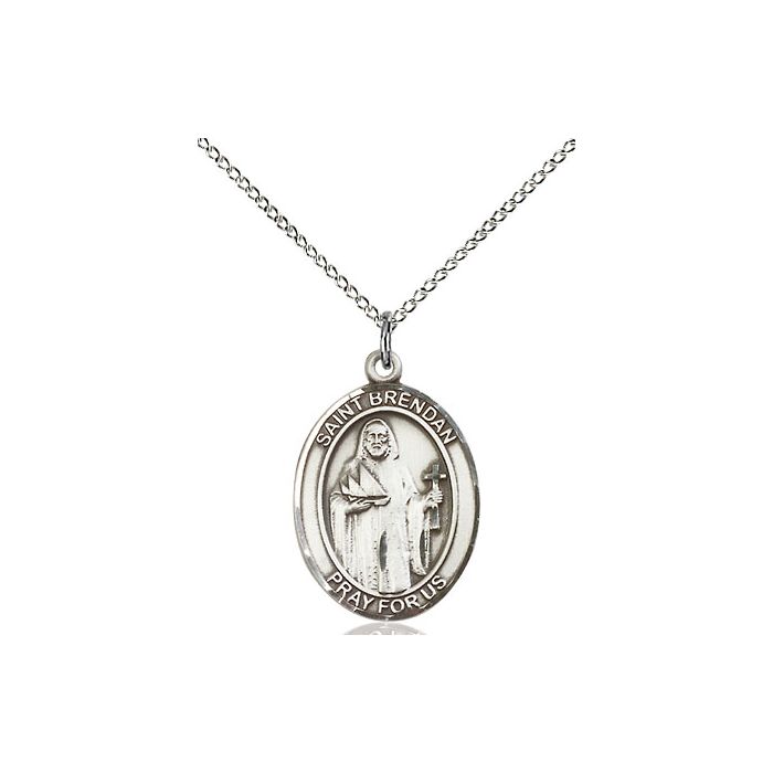 St. Brendan the Navigator Medium Pendant