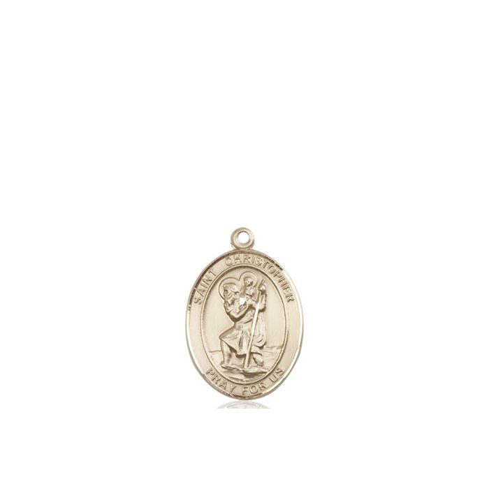 St. Christopher Medium Oval Pendant