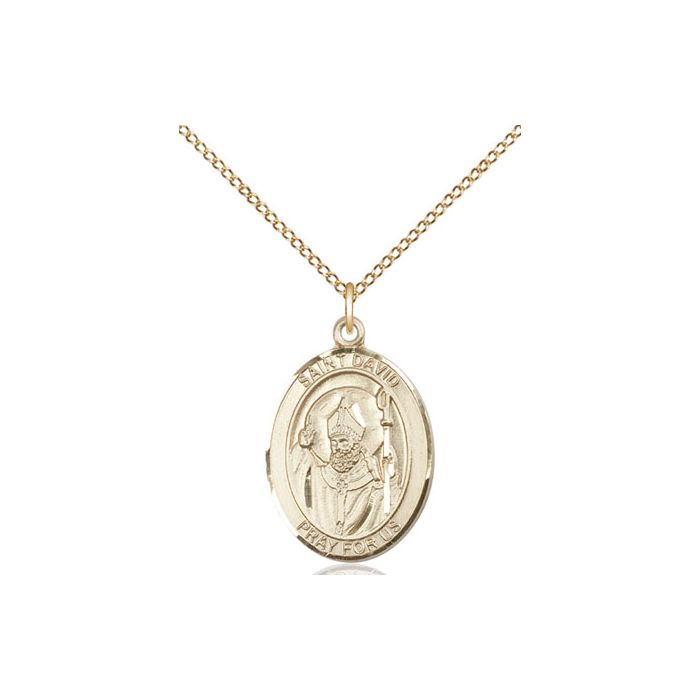 St. David of Wales Medium Pendant