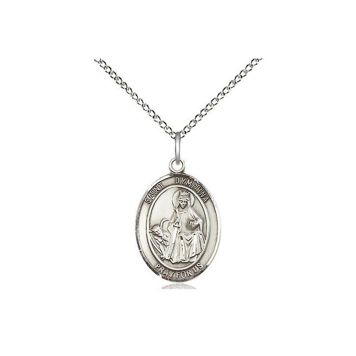 St. Dymphna Medium Pendant
