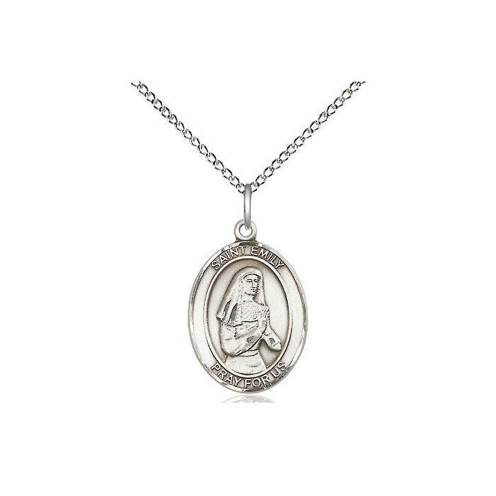 St. Emily de Vialar Medium Pendant
