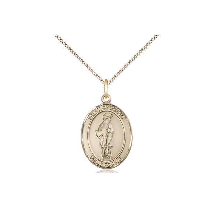St. Gregory the Great Medium Pendant