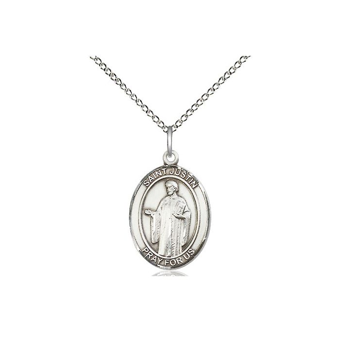 St. Justin Medium Pendant