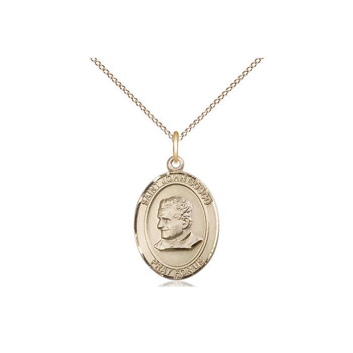 St. John Bosco Medium Oval Pendant