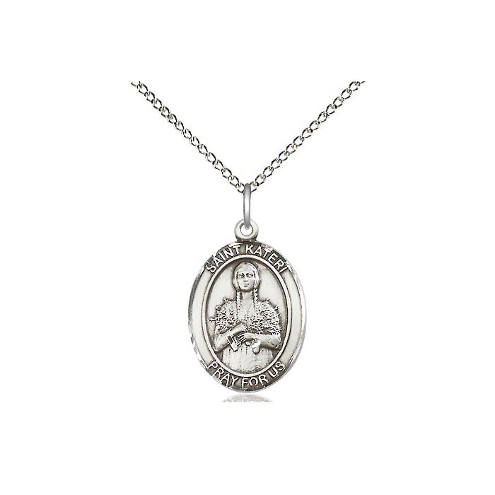 St. Kateri Medium Pendant