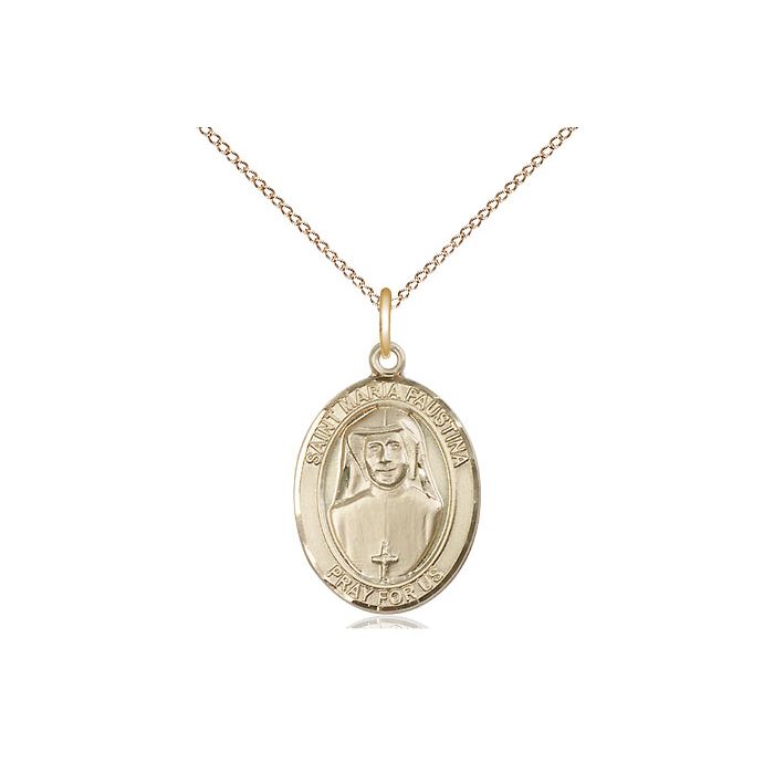 St. Maria Faustina Medium Pendant