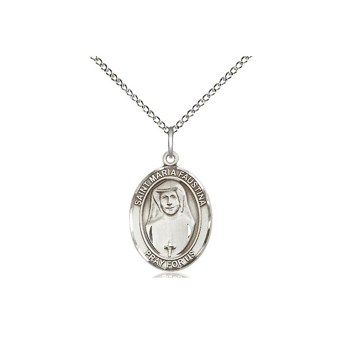 St. Maria Faustina Medium Pendant