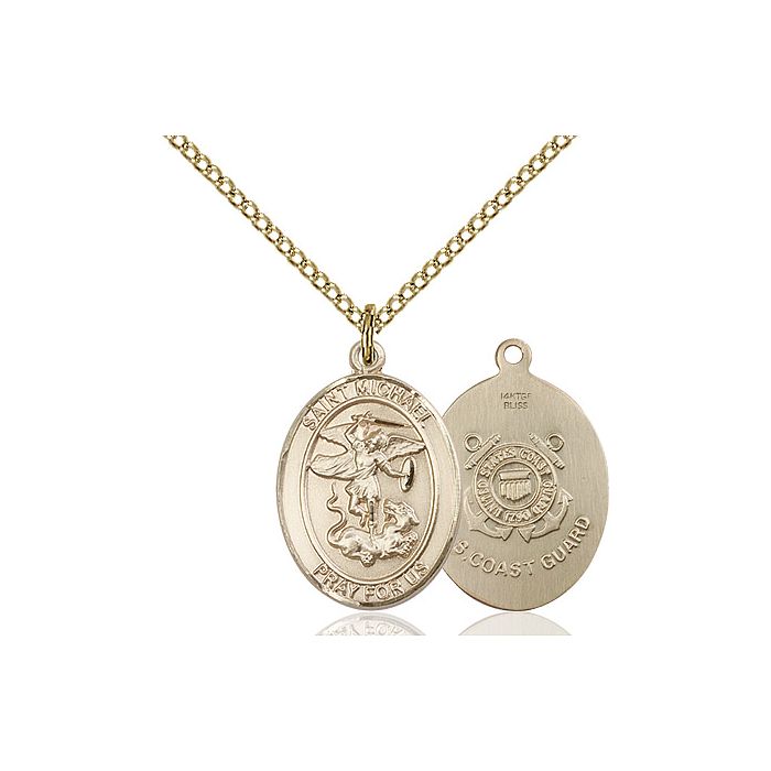 St. Michael - Coast Guard Medium Pendant