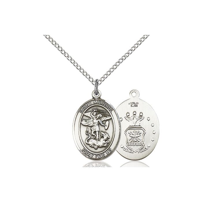 St. Michael - Air Force Medium Pendant