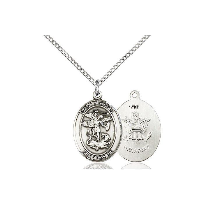 St. Michael - Army Medium Pendant