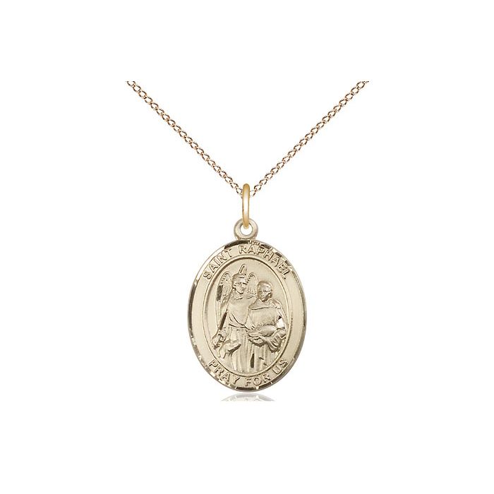 St. Raphael the Archangel Medium Pendant