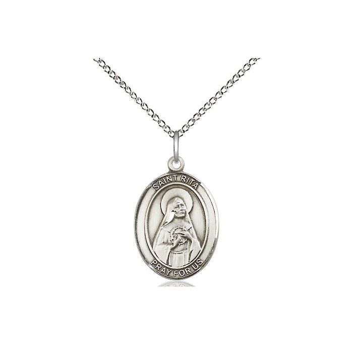St. Rita of Cascia Medium Pendant