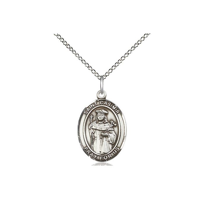 St. Casimir of Poland Medium Pendant