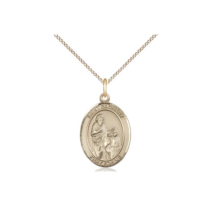 St. Zachary Medium Pendant