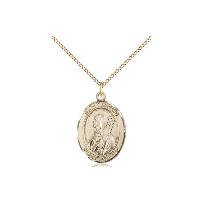 St. Brigid of Ireland Medium Pendant