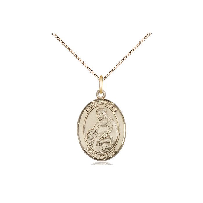 St. Agnes of Rome Medium Pendant