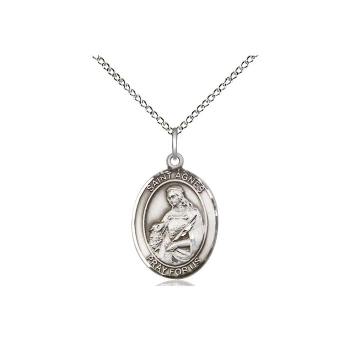 St. Agnes of Rome Medium Pendant