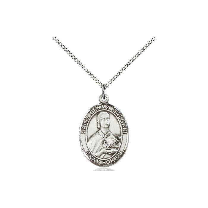 St. Gemma Galgani Medium Pendant