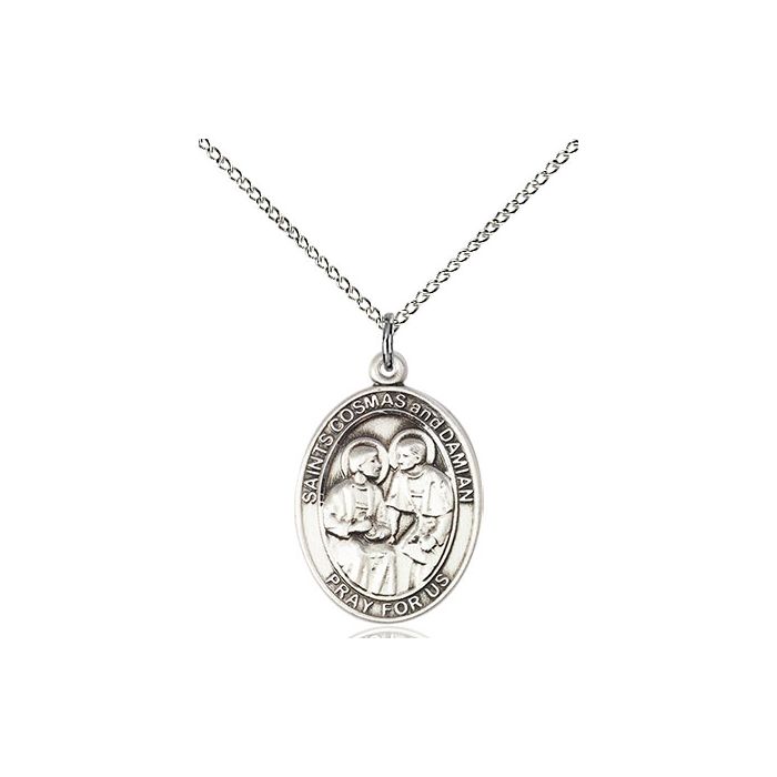 Sts. Cosmas & Damian - Doctors Medium Pendant