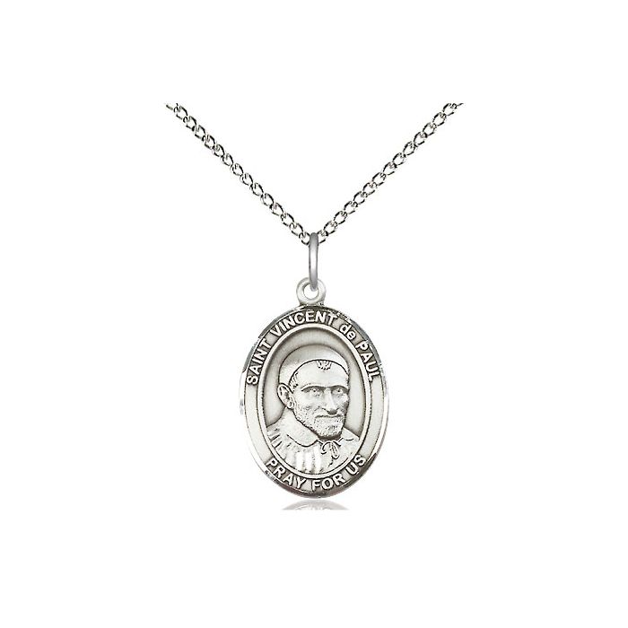St. Vincent de Paul Medium Pendant