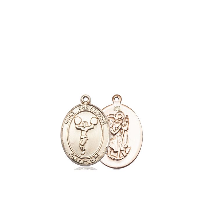 St. Christopher-Cheerleading Medium Pendant