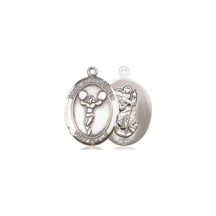 St. Christopher-Cheerleading Medium Pendant