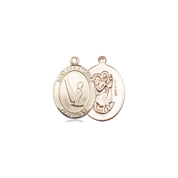 St. Christopher-Gymnastics Medium Pendant